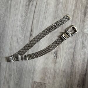 Vintage Silver Mesh Belt